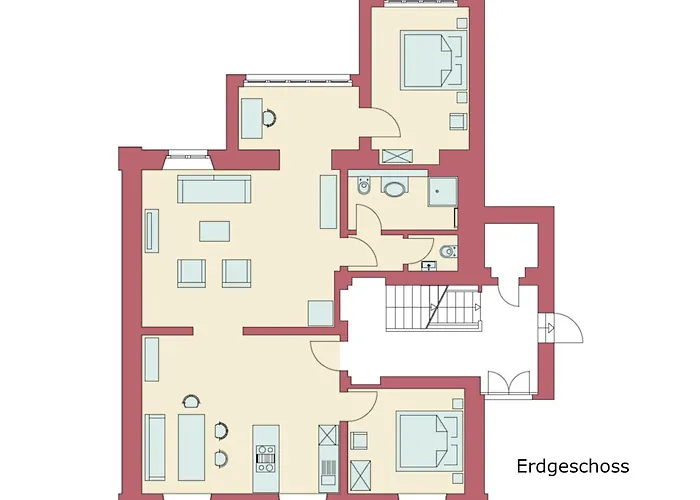 Appartement Winzervilla Kammerhof - 3x Stilvolle & Geraeumige Fewos Mit Moselblick, 2-12 Gaeste Buchbar, Direkt Am Moselradweg *